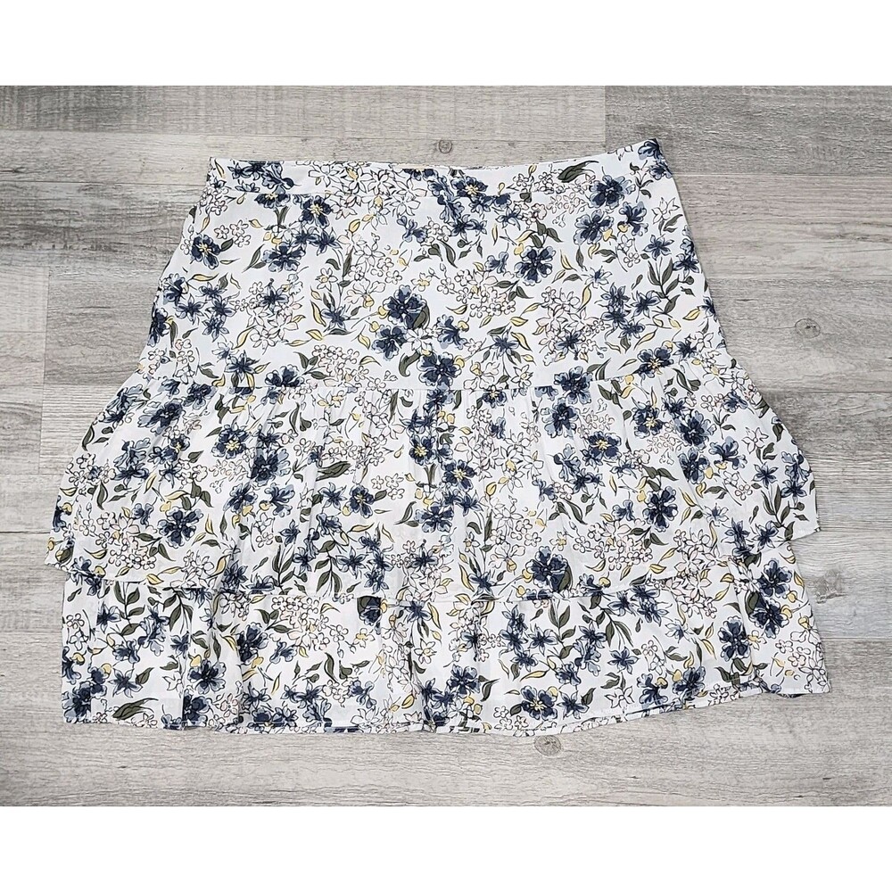 Loft Outlet Women's Mini Floral Chiffon Skirt Lined Sizes 10